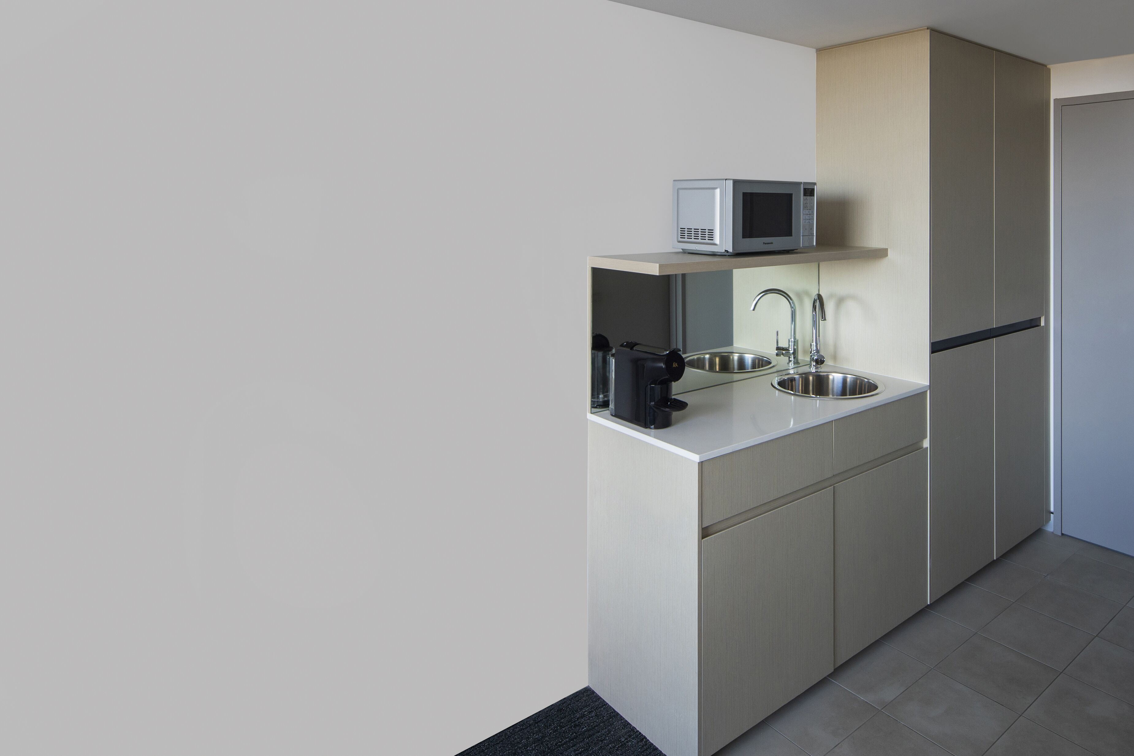 superior room, 1 queen bed | private kitchen | mini-fridge, microwave, coffee/tea maker, electric kettle