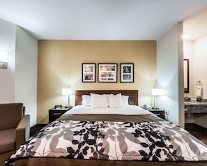 スタンダード ルーム キングベッド 1 台 禁煙 | セーフティボックス (室内)、アイロン / アイロン台、ベビーベッド、可動式ベッド