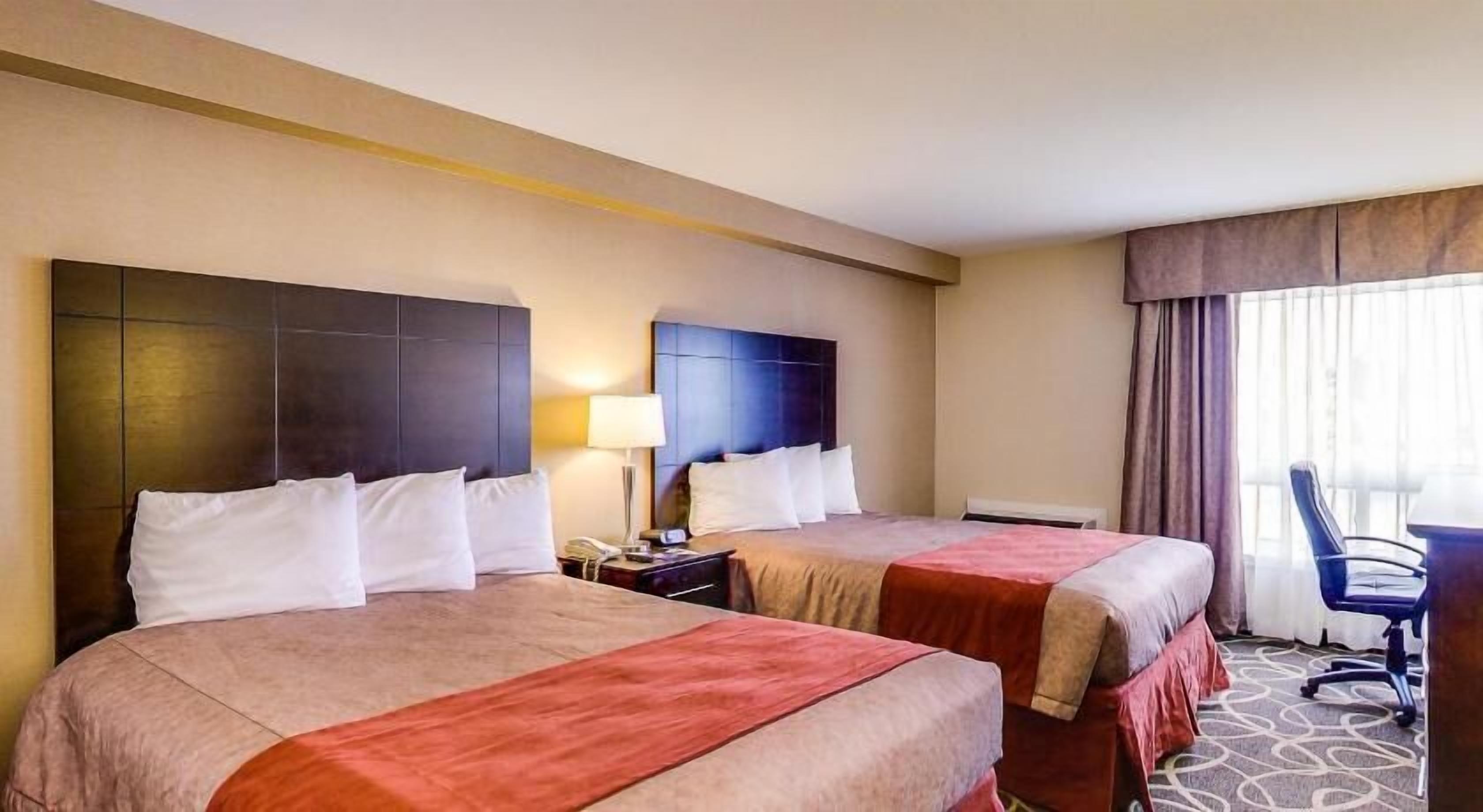 Blackout curtains, iron/ironing board, rollaway beds, free WiFi