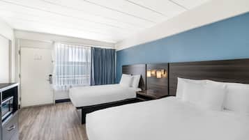 In-room safe, laptop workspace, blackout curtains, iron/ironing board