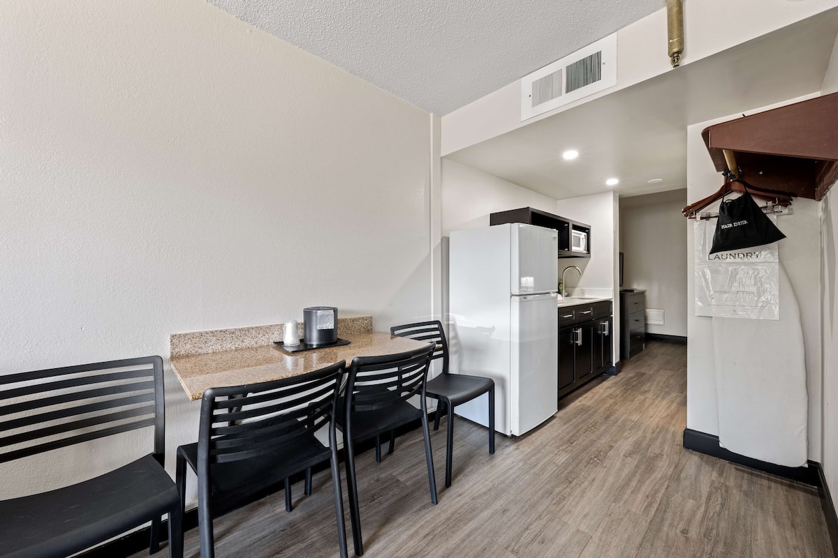 In-room safe, laptop workspace, blackout curtains, iron/ironing board