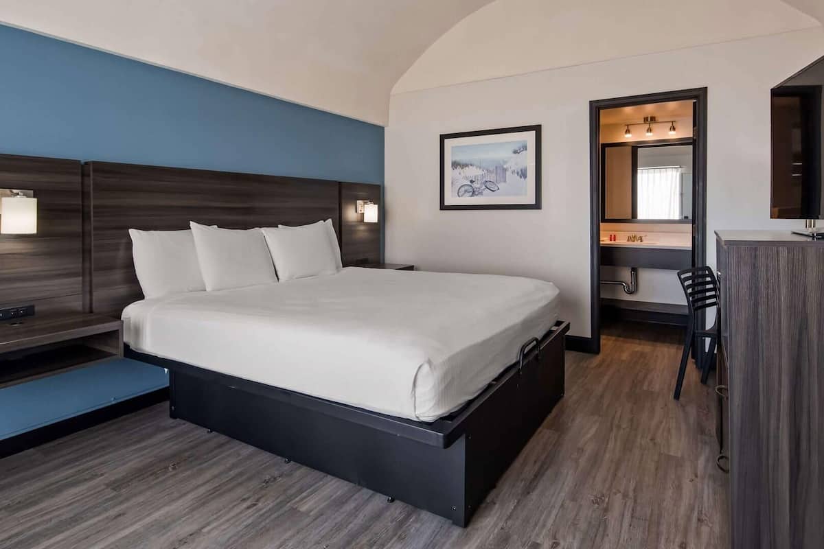 In-room safe, laptop workspace, blackout drapes, iron/ironing board