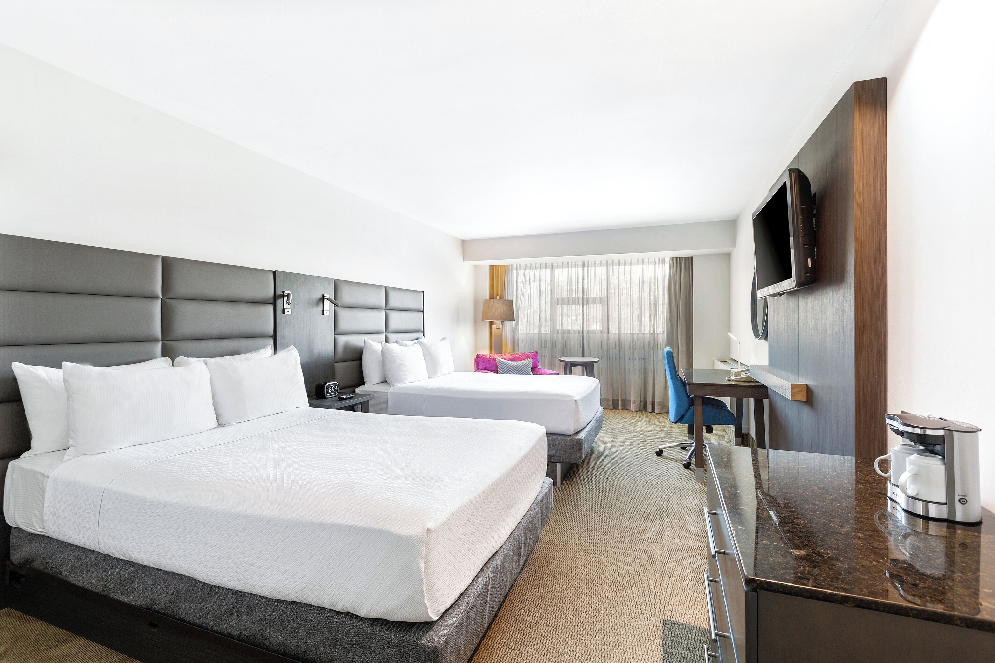 standard room, 2 double beds | 1 bedroom, premium bedding, pillow-top beds, in-room safe