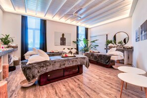 Couples treatment room(s), hot tub, body treatments, aromatherapy
