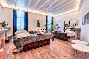 Behandlungsräume für Paare, Whirlpool, Körperbehandlungen, Aromatherapie
