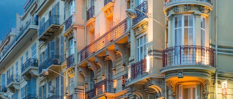 Majoituspaikan julkisivu