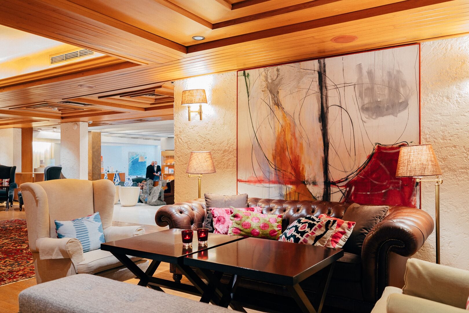 Zona de estar del vestíbulo