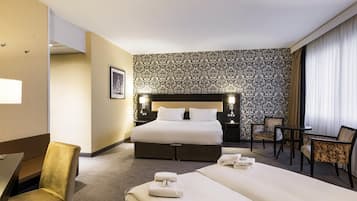 Minibar, in-room safe, desk, blackout curtains
