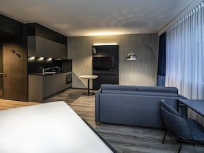 Minibar, in-room safe, desk, blackout curtains