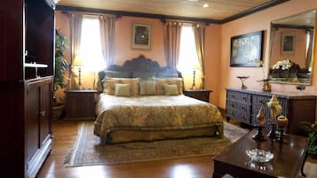 Egyptian cotton sheets, premium bedding, pillow-top beds, in-room safe