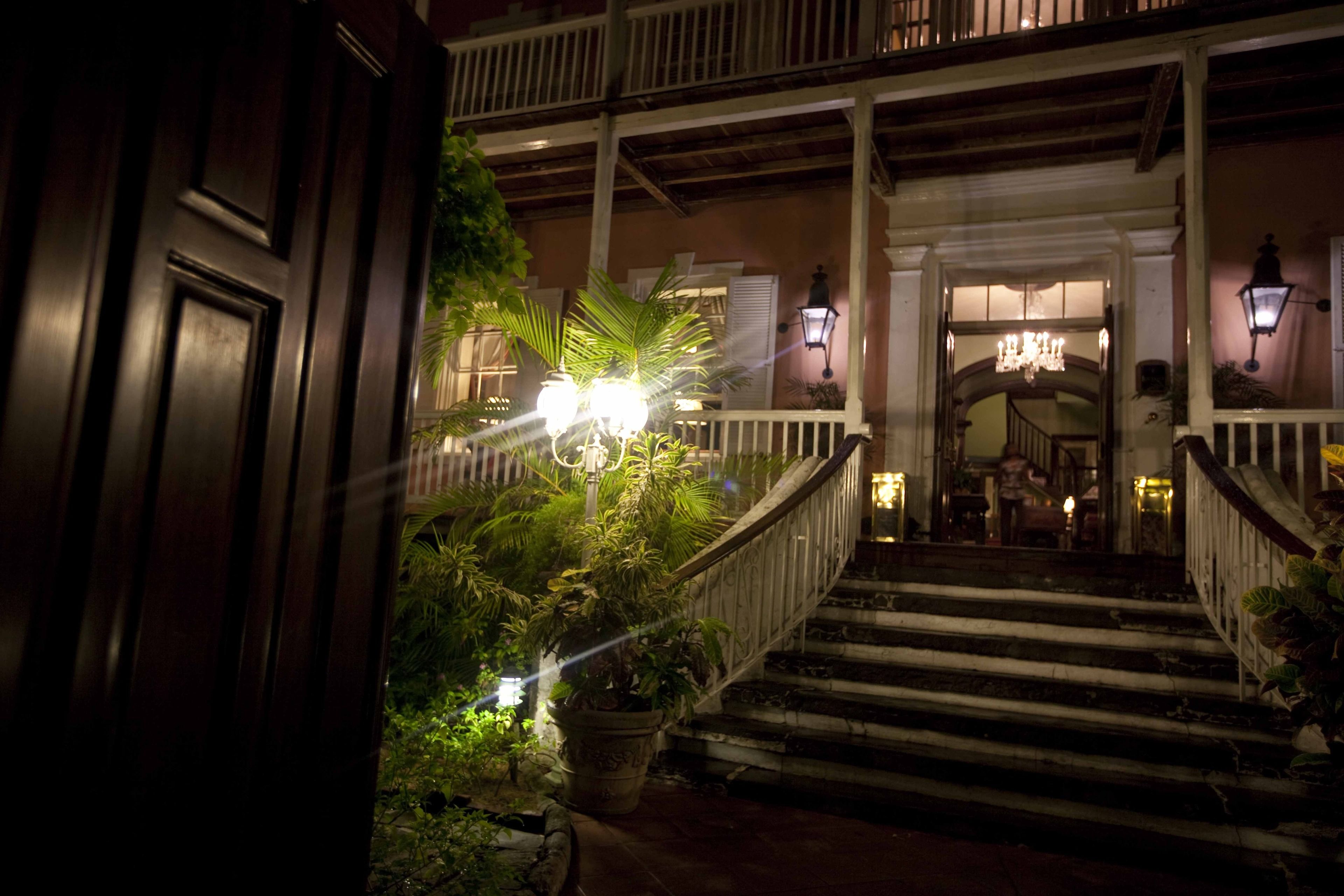 front of property – evening/night