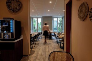 Daily buffet breakfast (EUR 14 per person)