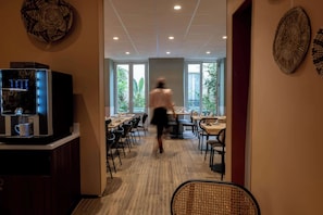 Daily buffet breakfast (EUR 14 per person)
