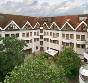 Blick von der Unterkunft