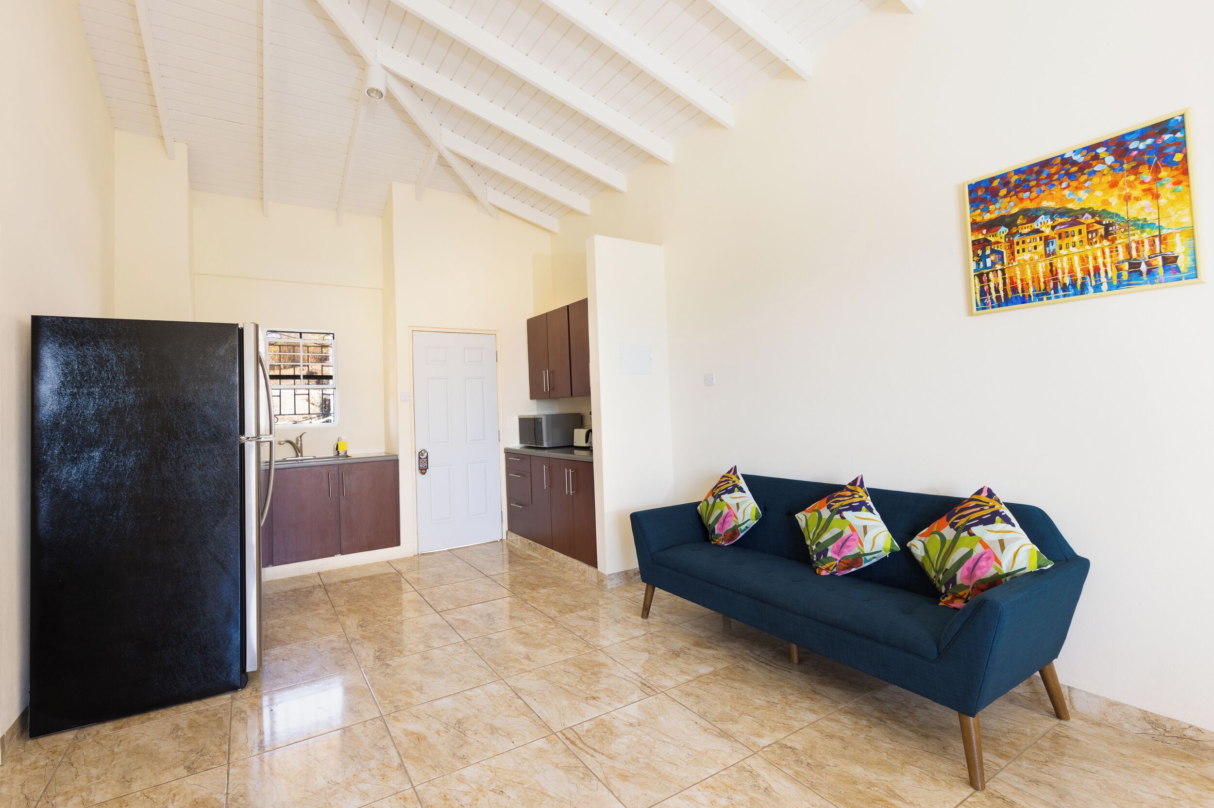 hilltop oceanview suite | in-room safe, desk, iron/ironing board, free wifi