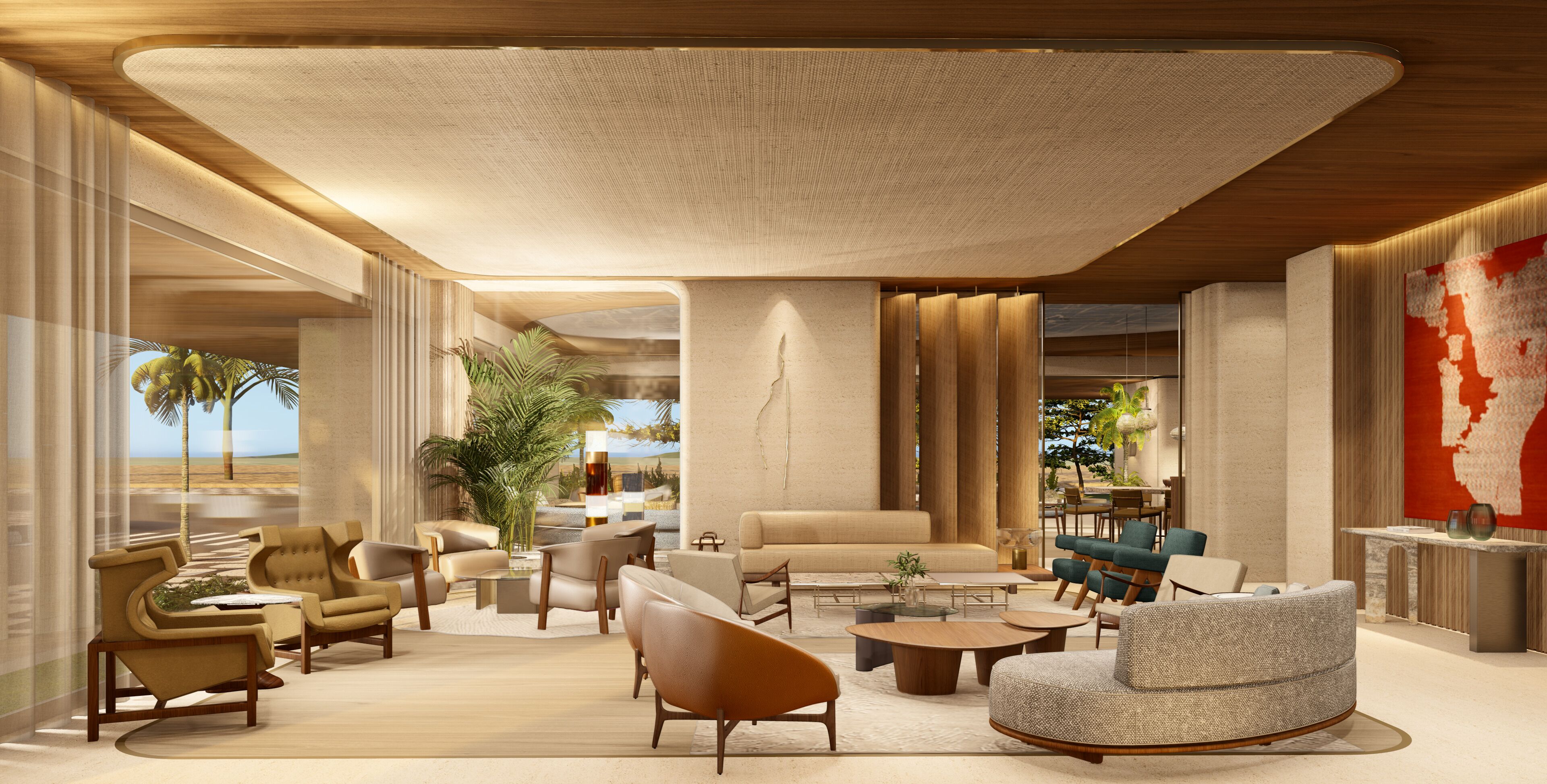 Lobby sitting area