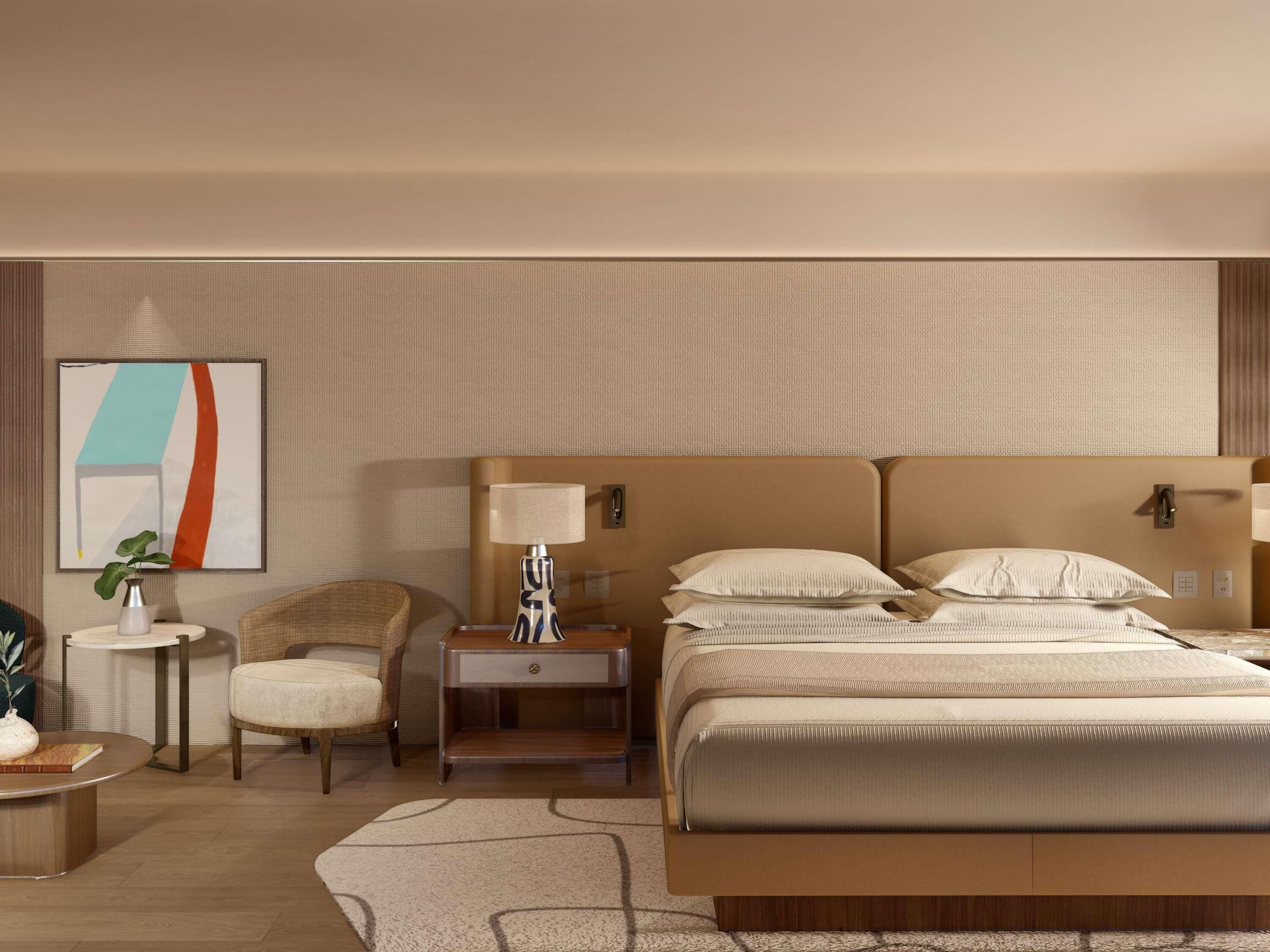 Junior Suite, Sea View | Hypo-allergenic bedding, minibar, in-room safe, desk