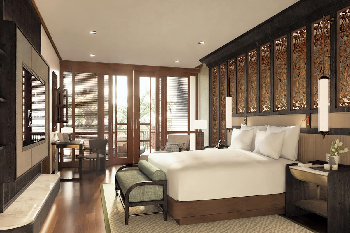 Family Suite, 1 King Bed (Premier) | Minibar, in-room safe, desk, blackout drapes