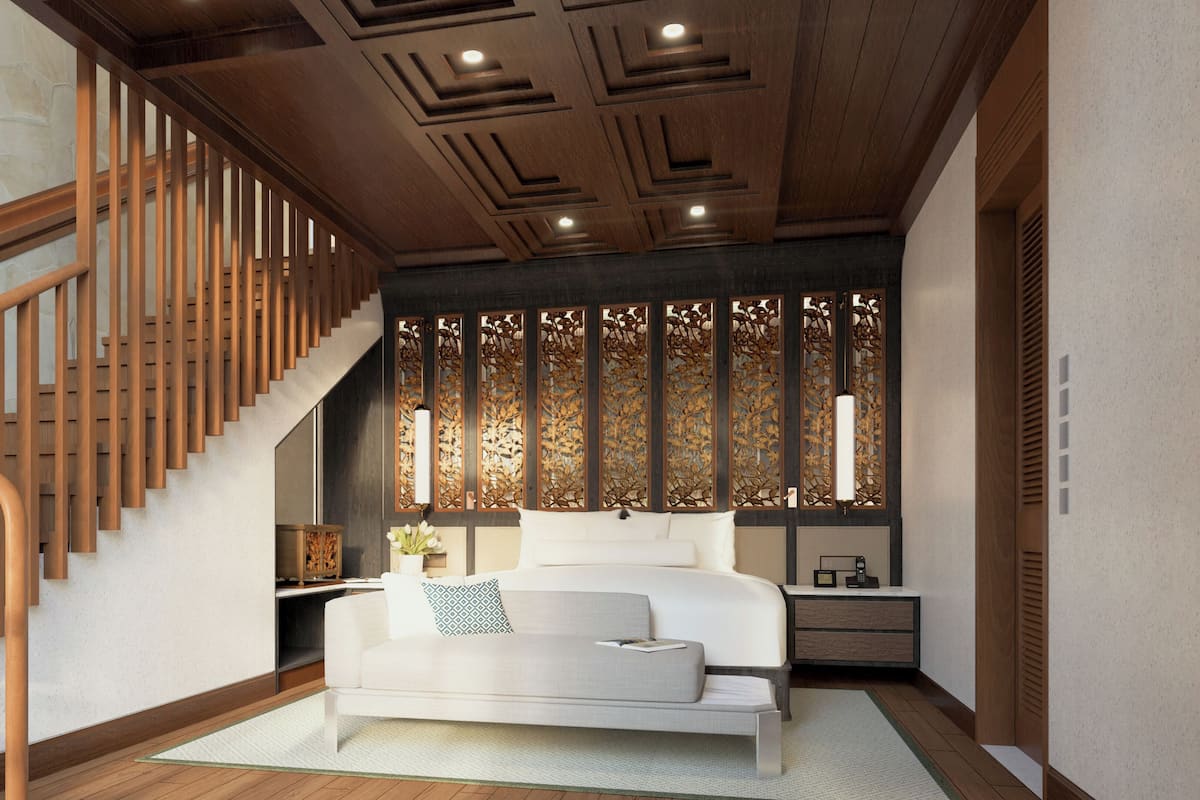 Premier Suite, 1 King Bed (Duplex) | Minibar, in-room safe, desk, blackout drapes