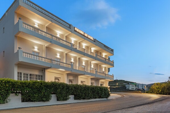 Front of property - Paradise Art Hotel by Mr and Mrs White (Andros)