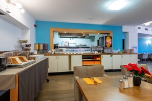 Daily buffet breakfast (EUR 15 per person)