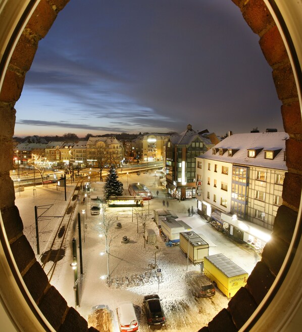 Blick von der Unterkunft