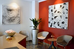 Lobby sitting area
