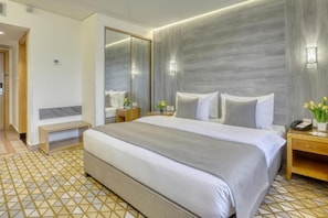 Ropa de cama hipoalergénica y minibar