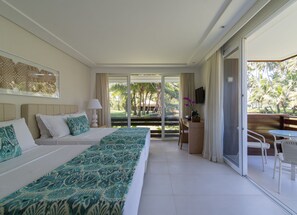 Deluxe Room, Balcony | 1 bedroom, pillowtop beds, minibar, in-room safe