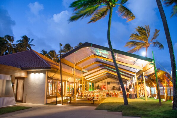 Front of property – evening/night