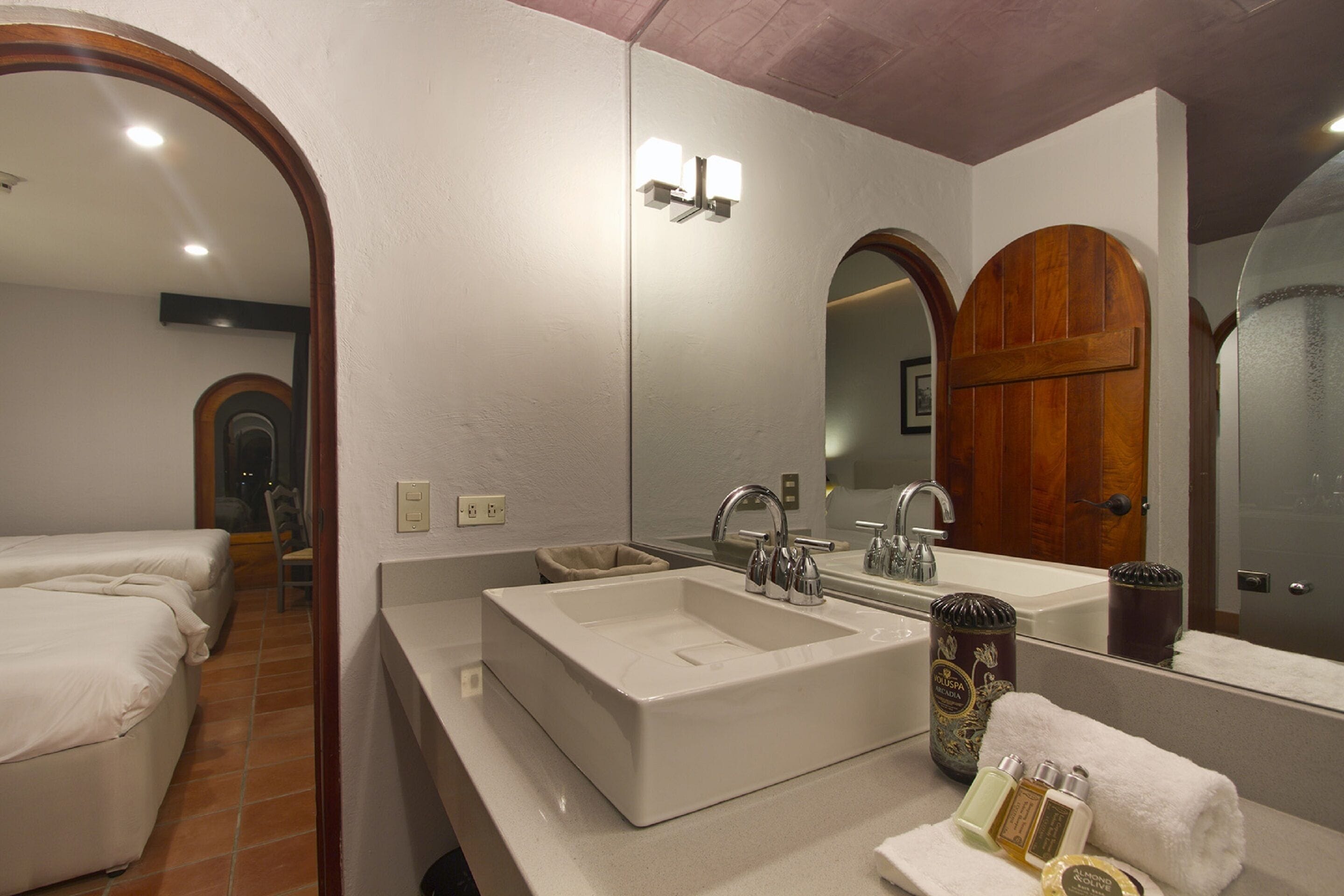 grand suite, multiple beds, balcony, garden view | bathroom | shower, rainfall showerhead, designer toiletries, hair dryer