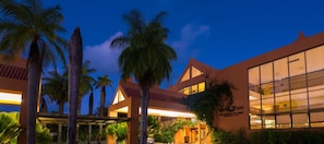 Front of property – evening/night