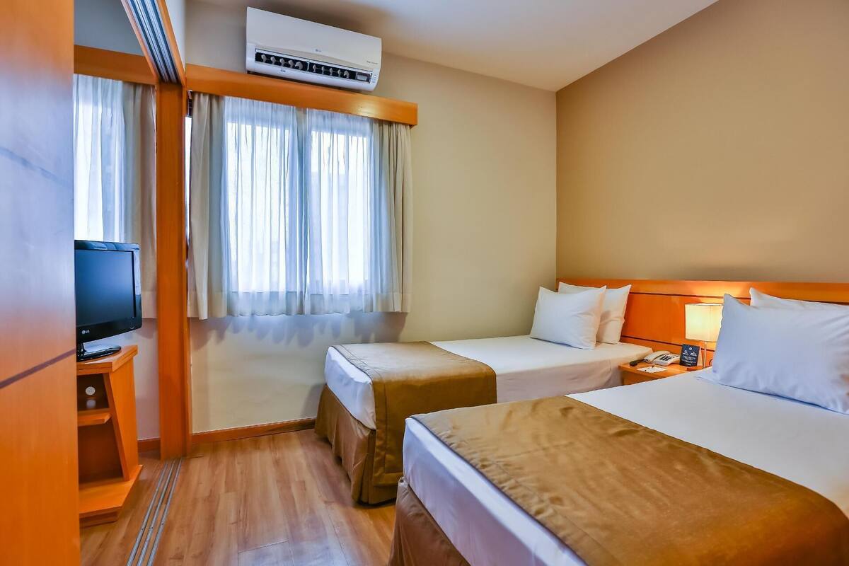 1 habitación, ropa de cama hipoalergénica y minibar