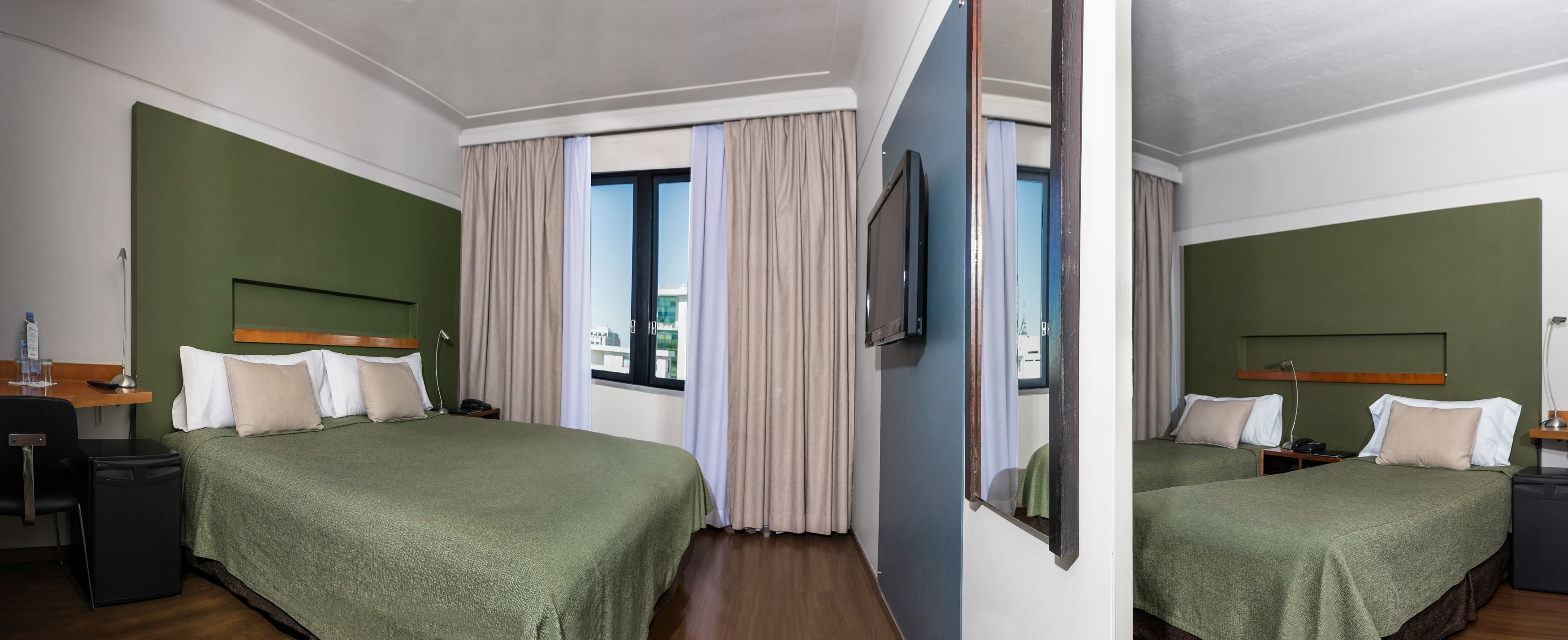 Minibar, in-room safe, desk, blackout curtains