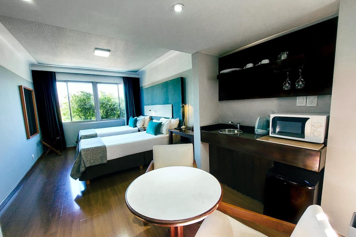 Minibar, in-room safe, desk, blackout curtains
