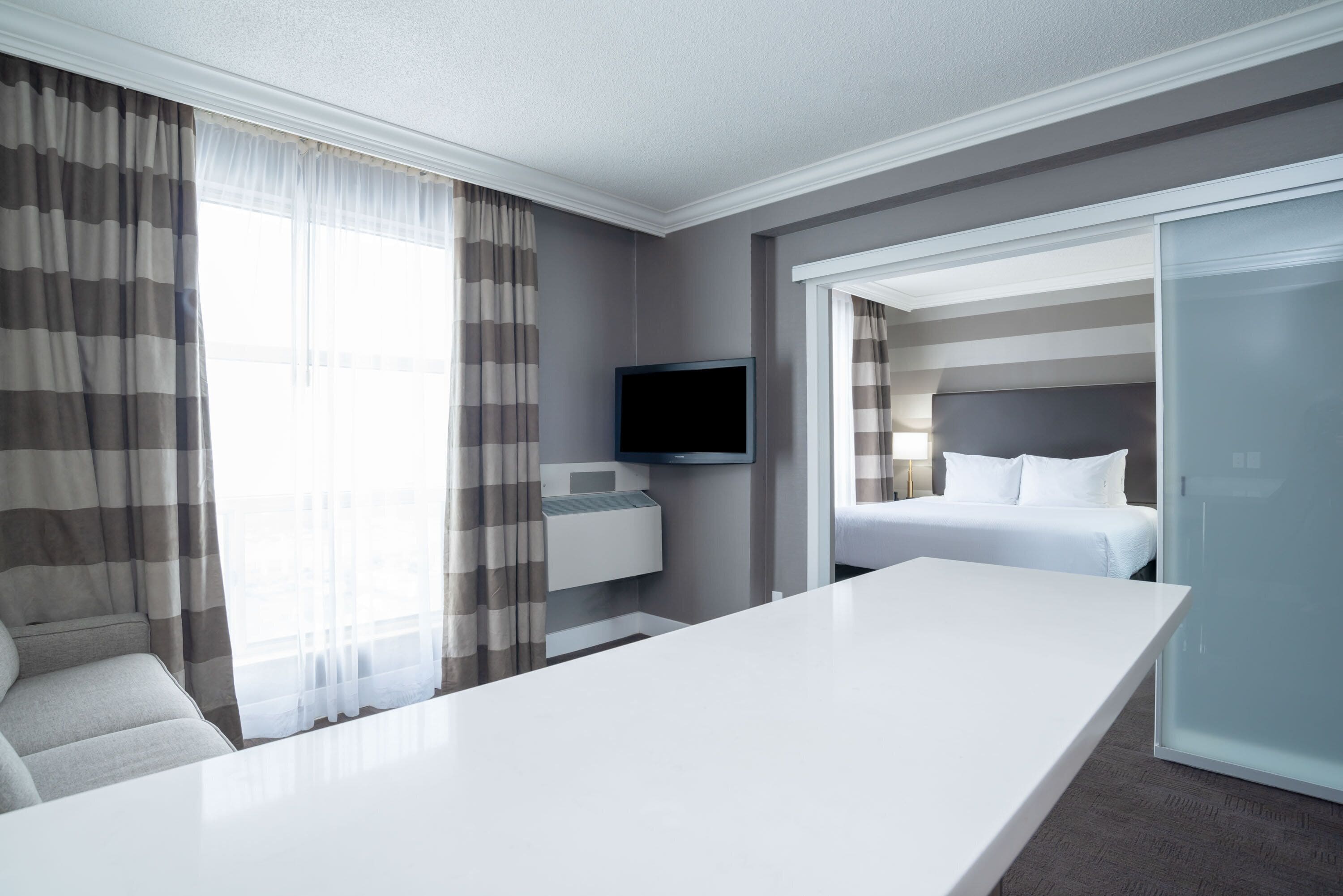 standard suite, 1 king bed with sofa bed, kitchen | 1 bedroom, premium bedding, pillow-top beds, in-room safe