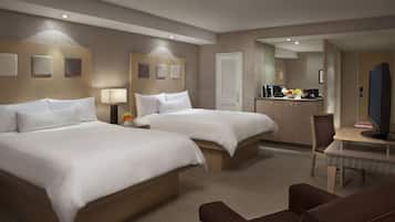 Premium bedding, minibar, in-room safe, desk