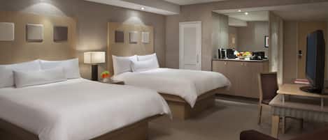Hochwertige Bettwaren, Pillowtop-Betten, Minibar, Zimmersafe