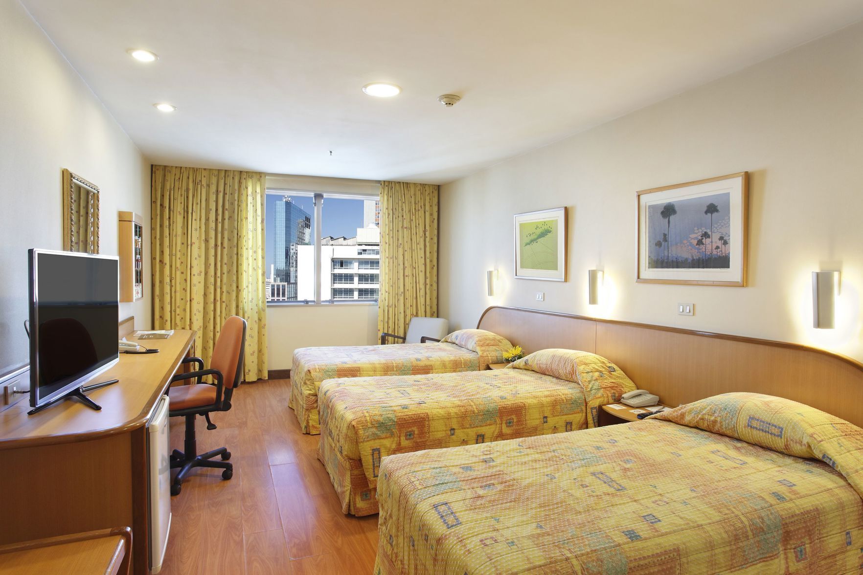 Minibar, in-room safe, desk, blackout curtains