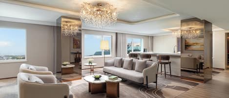 Suite Premium, 1 trÚs grand lit | Coin séjour