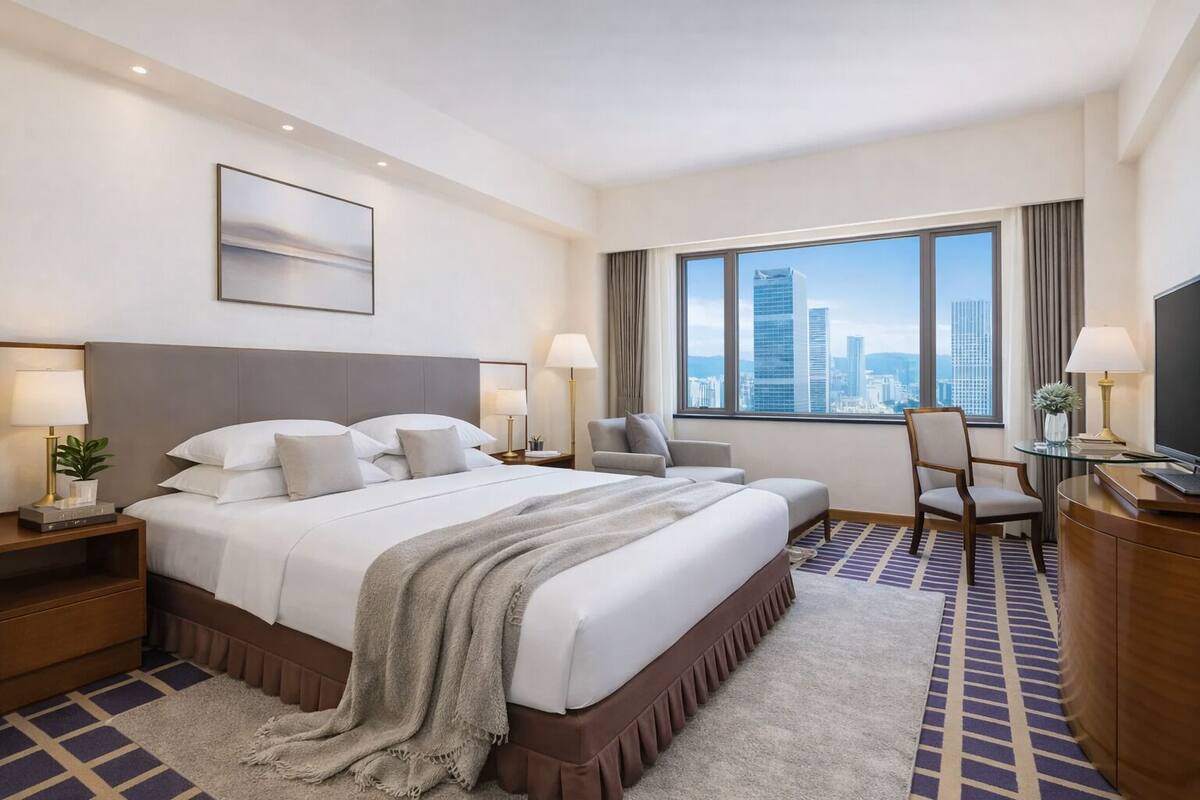 Business Single Room | Premium bedding, minibar, in-room safe, desk