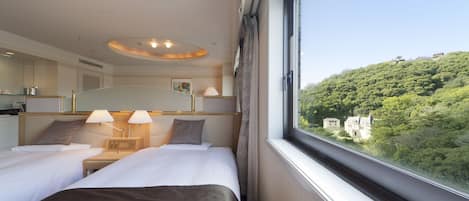 Chambre quadruple de base, non-fumeur (Mount) | Vue de la chambre