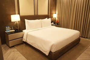 Habitación Club | Sábanas italianas Frette, ropa de cama de alta calidad y minibar 