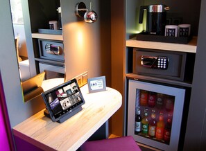 Smarty Signature Room | Individually decorated, individually furnished, desk, iron/ironing board