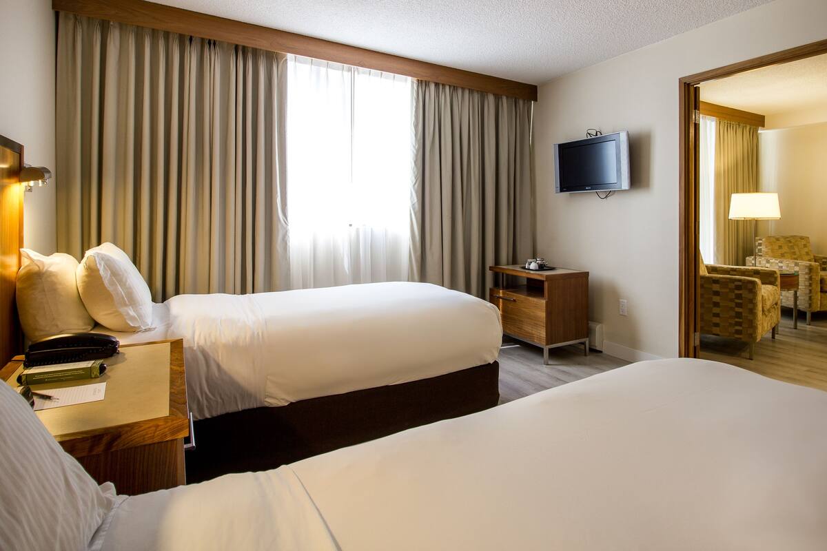 Premium-Suite, 2 Einzelbetten | Zimmersafe, Verdunkelungsvorhänge, kostenloses WLAN, Bettwäsche
