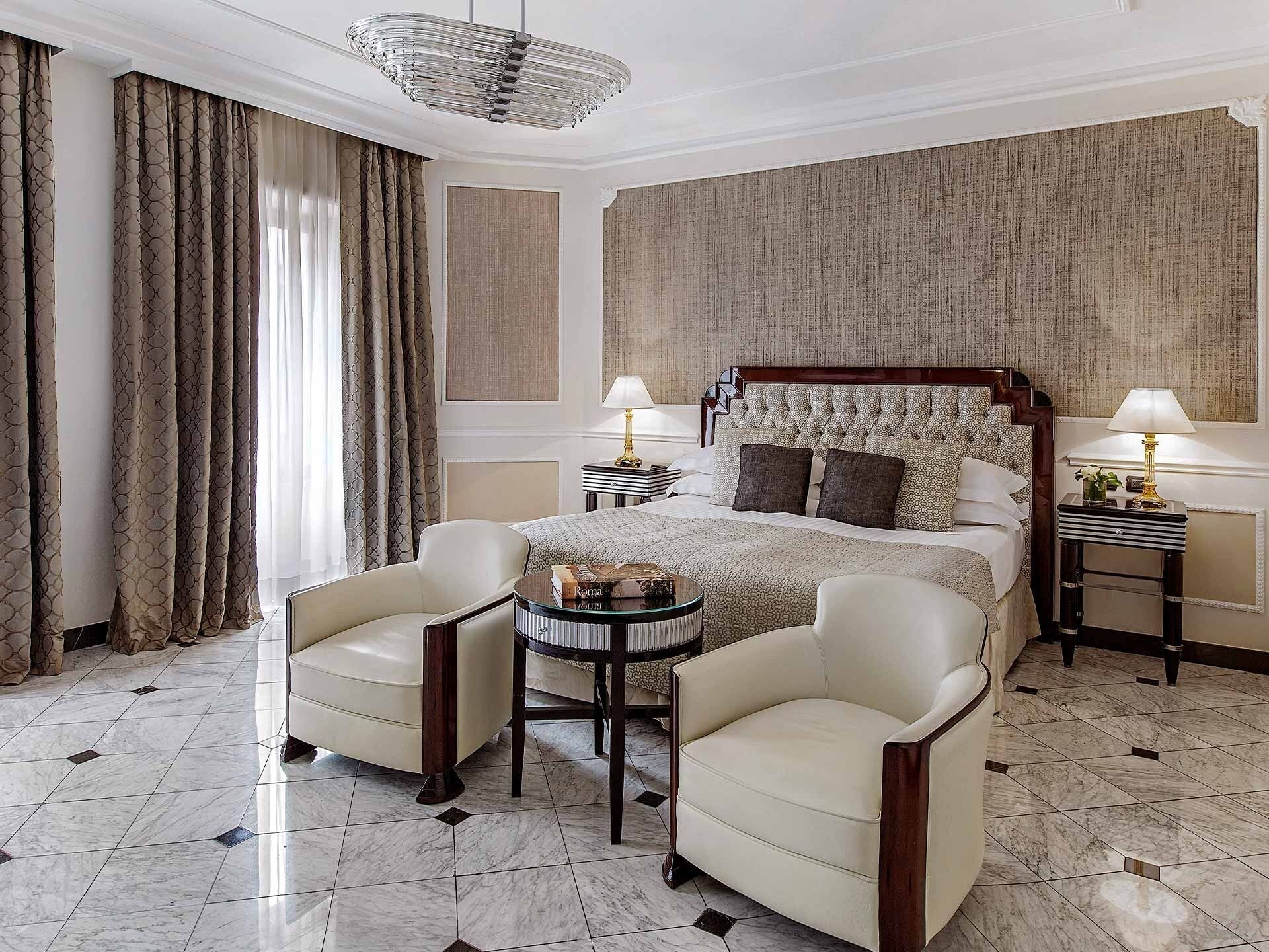 Premium bedding, down duvets, minibar, in-room safe