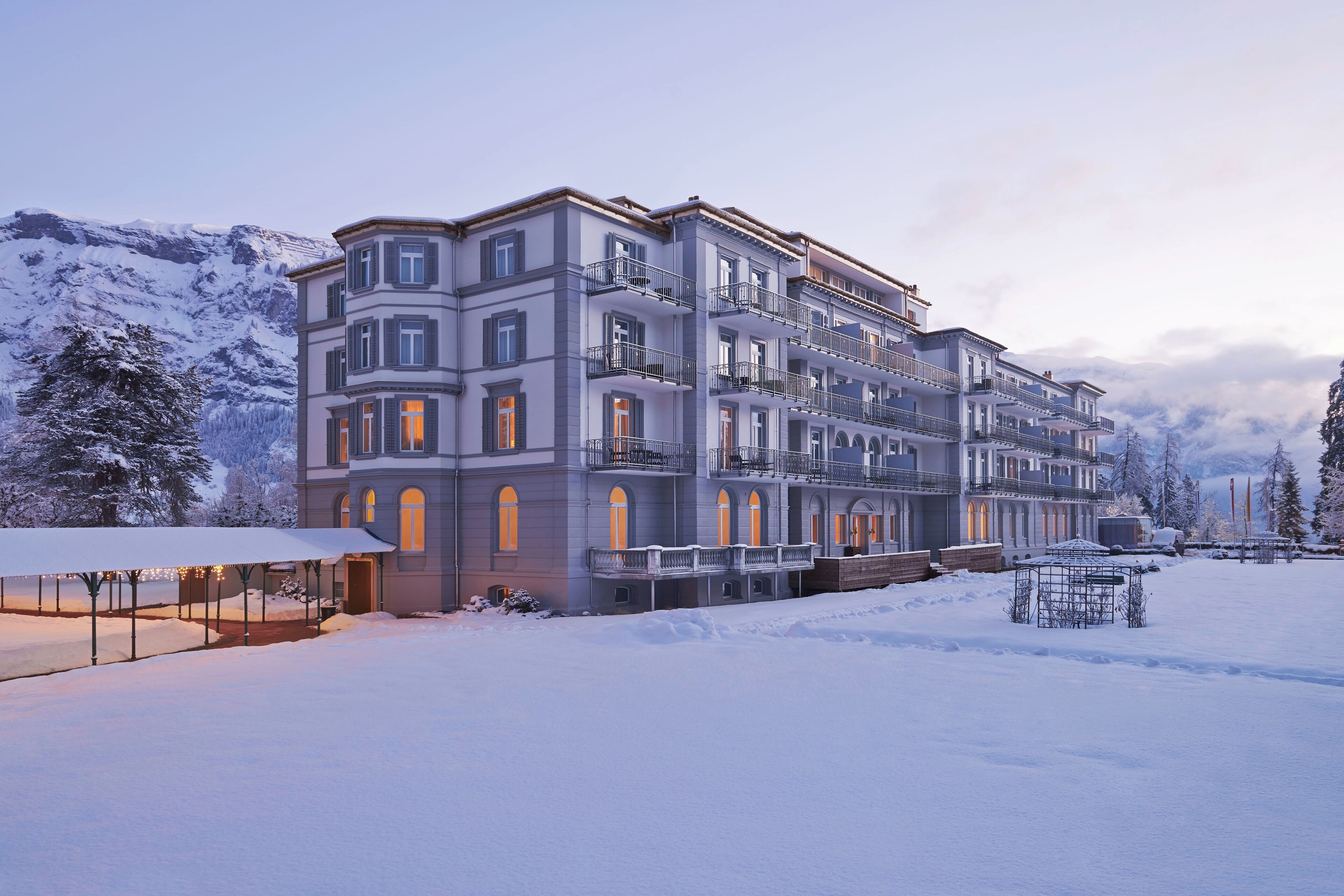 front of property – evening/night