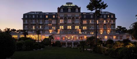 Front of property – evening/night