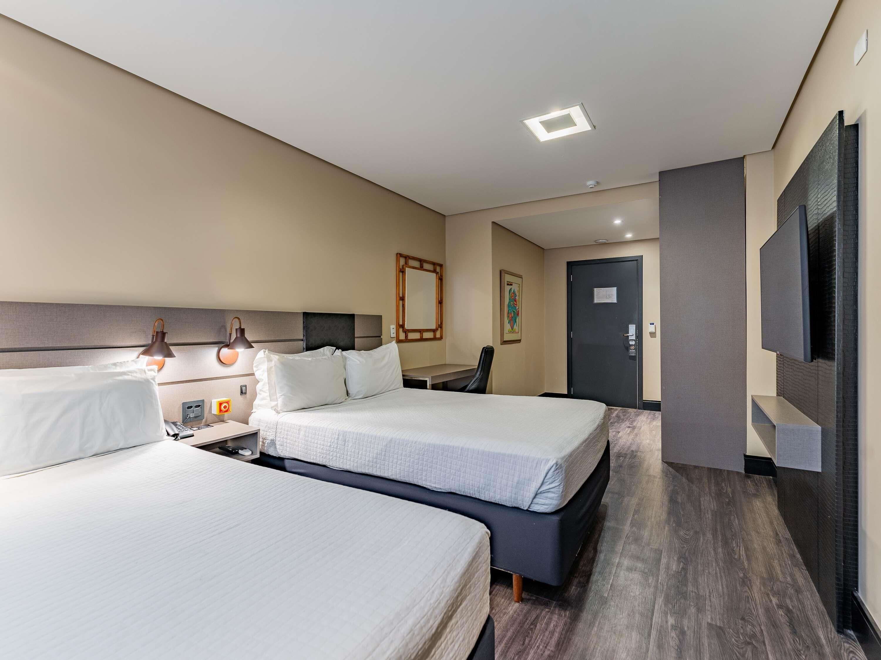 Hypo-allergenic bedding, pillow-top beds, minibar, in-room safe