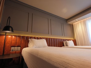 Hypo-allergenic bedding, pillowtop beds, minibar, in-room safe